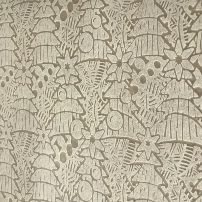 Christmas Print Non Woven Felt Fabric Thickness Polyester - Temu